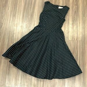 Grace Karin black polka dot dress